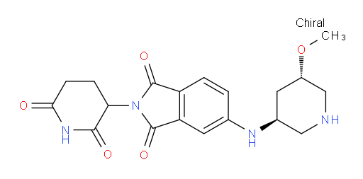 2-(2,6-dioxopiperidin-3-yl)-5-(((3S,5S)-5-methoxypiperidin-3-yl)amino)isoindoline-1,3-dione