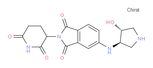 2-(2,6-dioxopiperidin-3-yl)-5-(((3R,4R)-4-hydroxypyrrolidin-3-yl)amino)isoindoline-1,3-dione