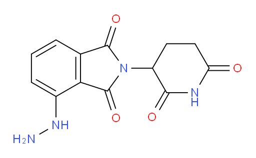 2-(2,6-dioxopiperidin-3-yl)-4-hydrazinylisoindoline-1,3-dione
