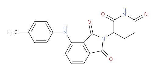 2-(2,6-dioxopiperidin-3-yl)-4-(p-tolylamino)isoindoline-1,3-dione