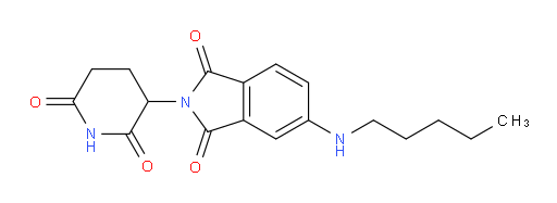 2-(2,6-dioxopiperidin-3-yl)-5-(pentylamino)isoindoline-1,3-dione