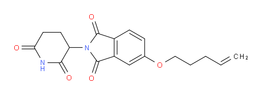 2-(2,6-dioxopiperidin-3-yl)-5-(pent-4-en-1-yloxy)isoindoline-1,3-dione