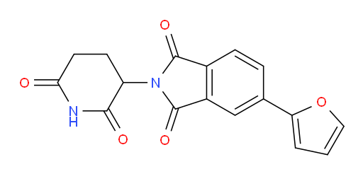 2-(2,6-dioxopiperidin-3-yl)-5-(furan-2-yl)isoindoline-1,3-dione