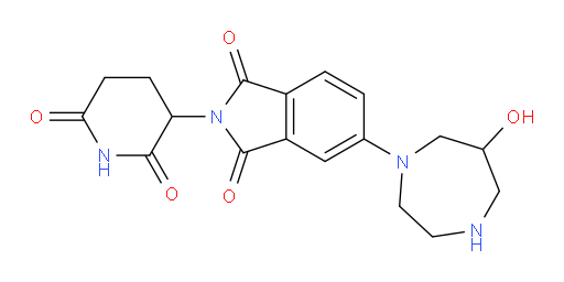 2-(2,6-dioxopiperidin-3-yl)-5-(6-hydroxy-1,4-diazepan-1-yl)isoindoline-1,3-dione