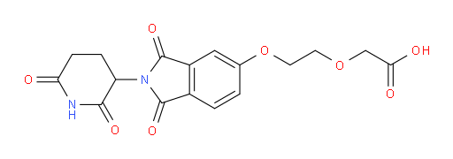 2-(2-((2-(2,6-dioxopiperidin-3-yl)-1,3-dioxoisoindolin-5-yl)oxy)ethoxy)acetic acid