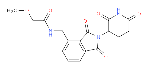 N-((2-(2,6-dioxopiperidin-3-yl)-1,3-dioxoisoindolin-4-yl)methyl)-2-methoxyacetamide