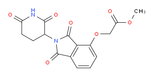 methyl 2-((2-(2,6-dioxopiperidin-3-yl)-1,3-dioxoisoindolin-4-yl)oxy)acetate