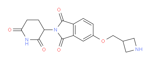 5-(azetidin-3-ylmethoxy)-2-(2,6-dioxopiperidin-3-yl)isoindoline-1,3-dione