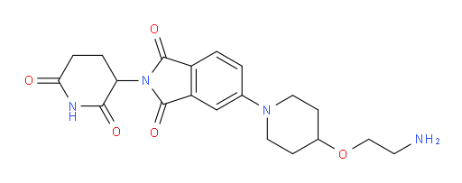 5-(4-(2-aminoethoxy)piperidin-1-yl)-2-(2,6-dioxopiperidin-3-yl)isoindoline-1,3-dione
