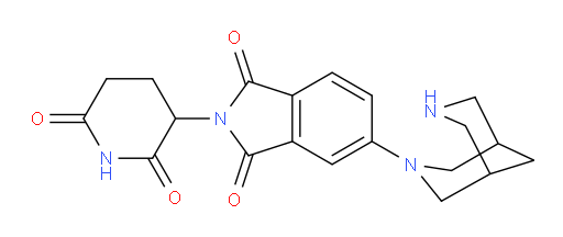 5-(3,7-diazabicyclo[3.3.1]nonan-3-yl)-2-(2,6-dioxopiperidin-3-yl)isoindoline-1,3-dione