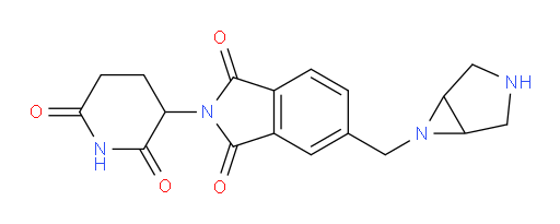 5-(3,6-diazabicyclo[3.1.0]hexan-6-ylmethyl)-2-(2,6-dioxopiperidin-3-yl)isoindoline-1,3-dione
