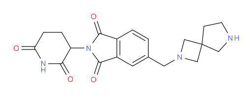 5-(2,6-diazaspiro[3.4]octan-2-ylmethyl)-2-(2,6-dioxopiperidin-3-yl)isoindoline-1,3-dione