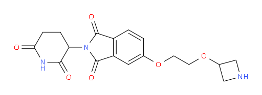5-(2-(azetidin-3-yloxy)ethoxy)-2-(2,6-dioxopiperidin-3-yl)isoindoline-1,3-dione
