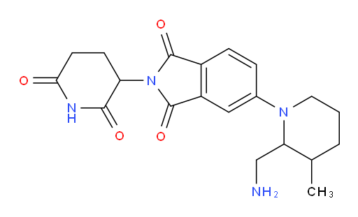 5-(2-(aminomethyl)-3-methylpiperidin-1-yl)-2-(2,6-dioxopiperidin-3-yl)isoindoline-1,3-dione