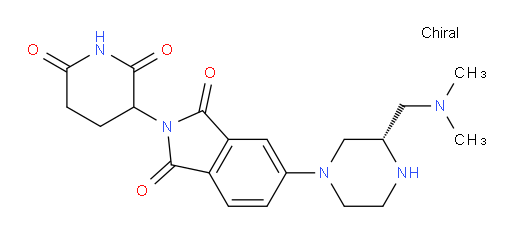 5-((S)-3-((dimethylamino)methyl)piperazin-1-yl)-2-(2,6-dioxopiperidin-3-yl)isoindoline-1,3-dione