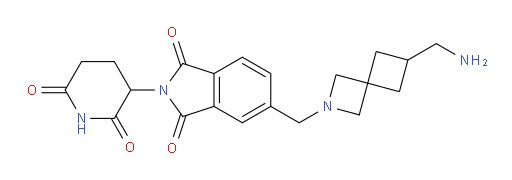 5-((6-(aminomethyl)-2-azaspiro[3.3]heptan-2-yl)methyl)-2-(2,6-dioxopiperidin-3-yl)isoindoline-1,3-dione
