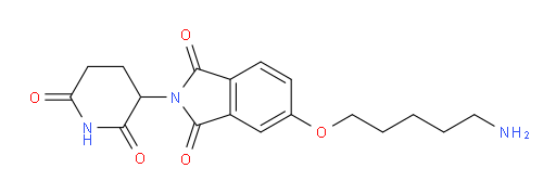 5-((5-aminopentyl)oxy)-2-(2,6-dioxopiperidin-3-yl)isoindoline-1,3-dione
