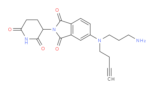 5-((3-aminopropyl)(but-3-yn-1-yl)amino)-2-(2,6-dioxopiperidin-3-yl)isoindoline-1,3-dione