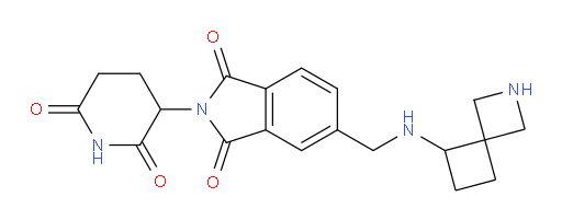 5-((2-azaspiro[3.3]heptan-5-ylamino)methyl)-2-(2,6-dioxopiperidin-3-yl)isoindoline-1,3-dione