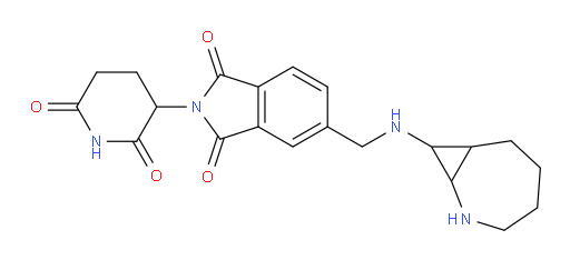 5-((2-azabicyclo[5.1.0]octan-8-ylamino)methyl)-2-(2,6-dioxopiperidin-3-yl)isoindoline-1,3-dione