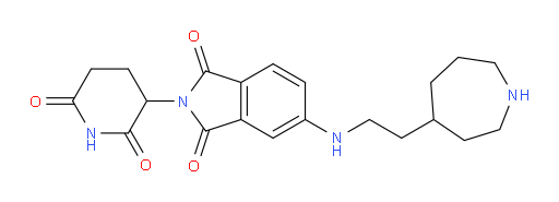 5-((2-(azepan-4-yl)ethyl)amino)-2-(2,6-dioxopiperidin-3-yl)isoindoline-1,3-dione