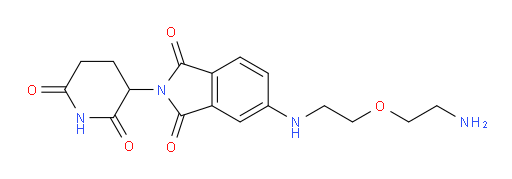 5-((2-(2-aminoethoxy)ethyl)amino)-2-(2,6-dioxopiperidin-3-yl)isoindoline-1,3-dione