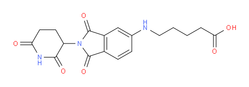 5-((2-(2,6-dioxopiperidin-3-yl)-1,3-dioxoisoindolin-5-yl)amino)pentanoic acid