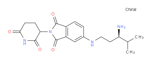 5-(((R)-3-amino-4-methylpentyl)amino)-2-(2,6-dioxopiperidin-3-yl)isoindoline-1,3-dione