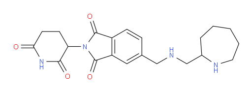 5-(((azepan-2-ylmethyl)amino)methyl)-2-(2,6-dioxopiperidin-3-yl)isoindoline-1,3-dione