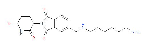 5-(((6-aminohexyl)amino)methyl)-2-(2,6-dioxopiperidin-3-yl)isoindoline-1,3-dione