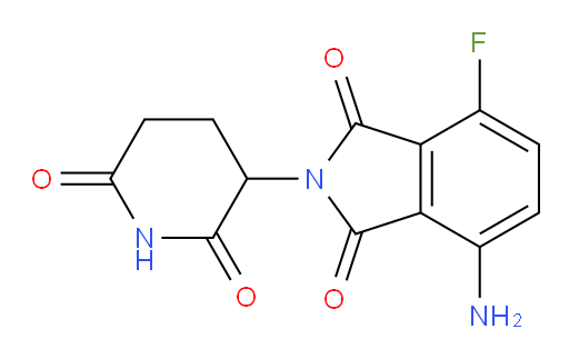 4-amino-2-(2,6-dioxopiperidin-3-yl)-7-fluoroisoindoline-1,3-dione