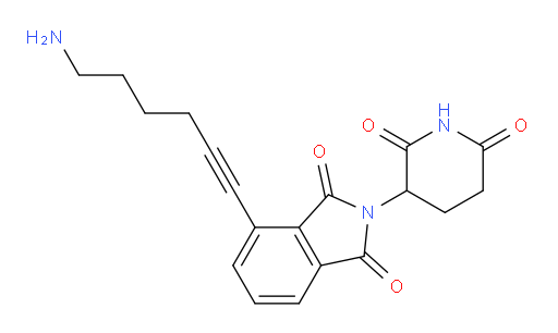 4-(6-aminohex-1-yn-1-yl)-2-(2,6-dioxopiperidin-3-yl)isoindoline-1,3-dione