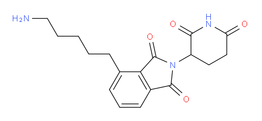 4-(5-aminopentyl)-2-(2,6-dioxopiperidin-3-yl)isoindoline-1,3-dione