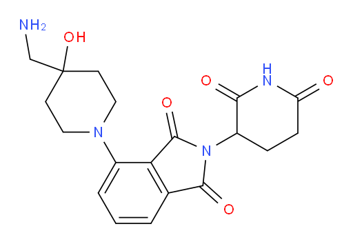 4-(4-(aminomethyl)-4-hydroxypiperidin-1-yl)-2-(2,6-dioxopiperidin-3-yl)isoindoline-1,3-dione
