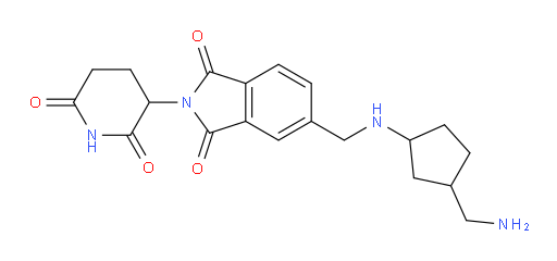 5-(((3-(aminomethyl)cyclopentyl)amino)methyl)-2-(2,6-dioxopiperidin-3-yl)isoindoline-1,3-dione