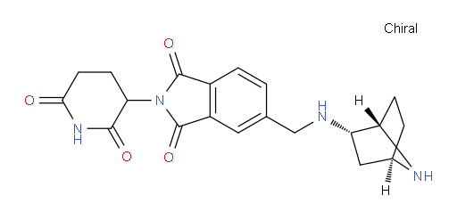 5-(((1S,2S,4R)-7-azabicyclo[2.2.1]heptan-2-ylamino)methyl)-2-(2,6-dioxopiperidin-3-yl)isoindoline-1,3-dione