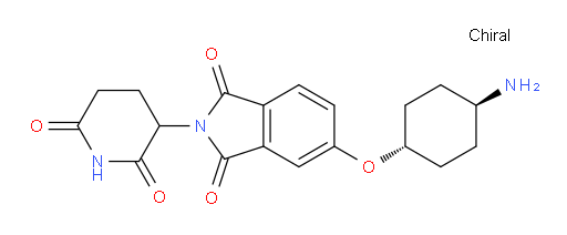 5-(((1r,4r)-4-aminocyclohexyl)oxy)-2-(2,6-dioxopiperidin-3-yl)isoindoline-1,3-dione