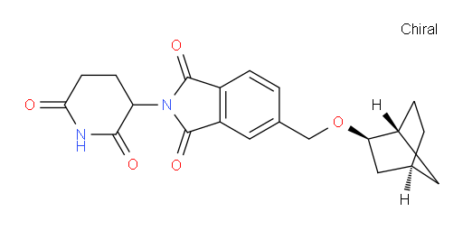 5-(((1R,2R,4S)-bicyclo[2.2.1]heptan-2-yloxy)methyl)-2-(2,6-dioxopiperidin-3-yl)isoindoline-1,3-dione