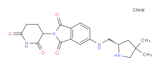 5-((((S)-4,4-dimethylpyrrolidin-2-yl)methyl)amino)-2-(2,6-dioxopiperidin-3-yl)isoindoline-1,3-dione