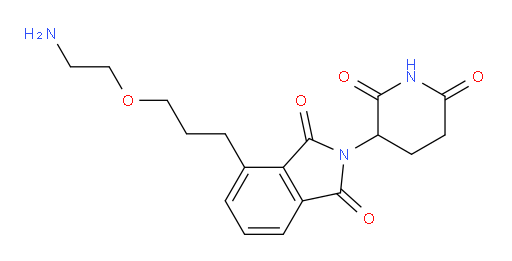 4-(3-(2-aminoethoxy)propyl)-2-(2,6-dioxopiperidin-3-yl)isoindoline-1,3-dione