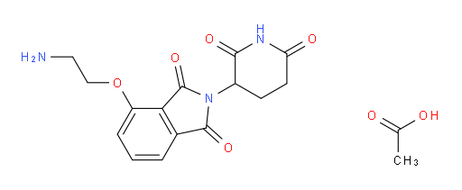 4-(2-aminoethoxy)-2-(2,6-dioxopiperidin-3-yl)isoindoline-1,3-dione acetate