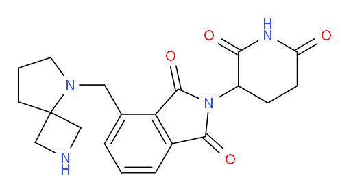 4-(2,5-diazaspiro[3.4]octan-5-ylmethyl)-2-(2,6-dioxopiperidin-3-yl)isoindoline-1,3-dione