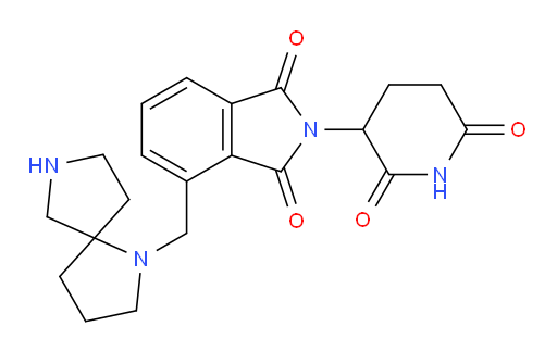 4-(1,7-diazaspiro[4.4]nonan-1-ylmethyl)-2-(2,6-dioxopiperidin-3-yl)isoindoline-1,3-dione
