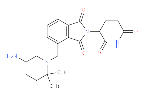 4-((5-amino-2,2-dimethylpiperidin-1-yl)methyl)-2-(2,6-dioxopiperidin-3-yl)isoindoline-1,3-dione