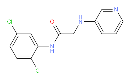 N-(2,5-dichlorophenyl)-2-(pyridin-3-ylamino)acetamide