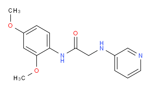 N-(2,4-dimethoxyphenyl)-2-(pyridin-3-ylamino)acetamide