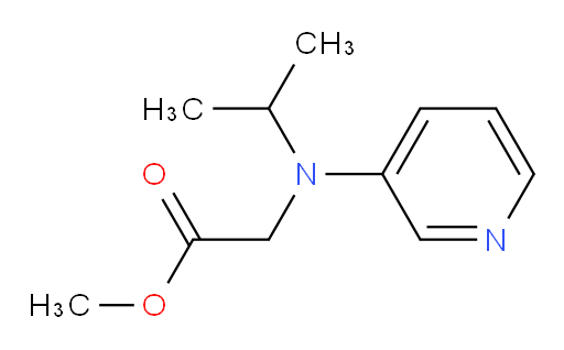 methyl 2-(isopropyl(pyridin-3-yl)amino)acetate
