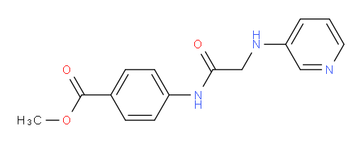 methyl 4-(2-(pyridin-3-ylamino)acetamido)benzoate