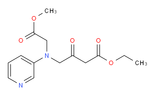 ethyl 4-((2-methoxy-2-oxoethyl)(pyridin-3-yl)amino)-3-oxobutanoate