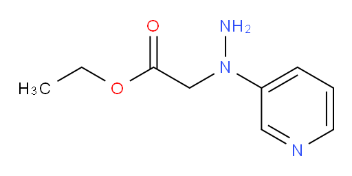 ethyl 2-(1-(pyridin-3-yl)hydrazinyl)acetate